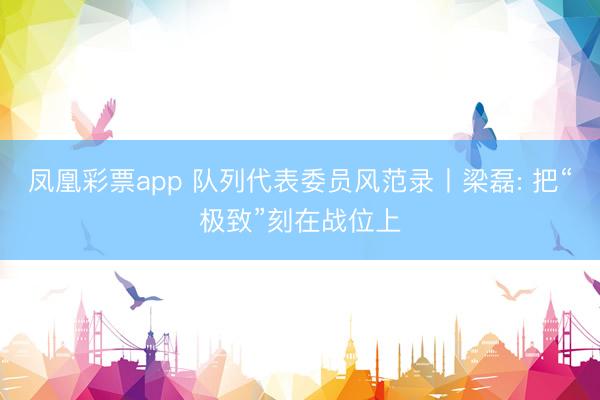 凤凰彩票app 队列代表委员风范录丨梁磊: 把“极致”刻在战位上